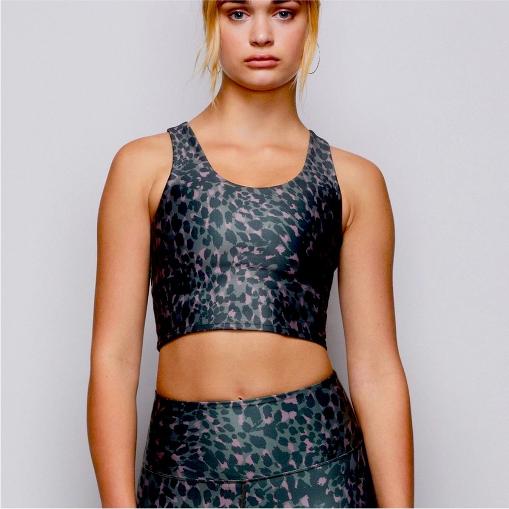 Good American Ferocious Criss Cross Crop Top